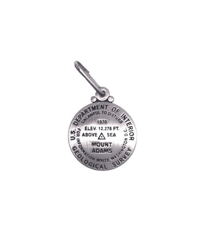 Buy map Mt. Adams, Washington zipper pull