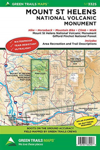 Buy map Mount St. Helens National Volcanic Monument No. 332S