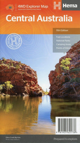Buy map Central Australia 4WD Explorer Map