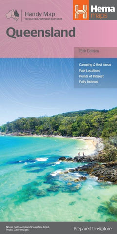 Buy map Queensland : handy map