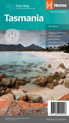 Buy map Tasmania, Australia, State Map