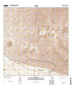 Ahumoa Hawaii Current topographic map, 1:24000 scale, 7.5 X 7.5 Minute, Year 2013