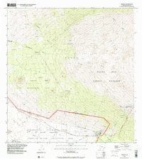 Ahumoa Hawaii Historical topographic map, 1:24000 scale, 7.5 X 7.5 Minute, Year 1992