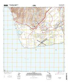 Ewa Hawaii Current topographic map, 1:24000 scale, 7.5 X 7.5 Minute, Year 2013