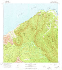 Haena Hawaii Historical topographic map, 1:24000 scale, 7.5 X 7.5 Minute, Year 1965