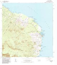Hana Hawaii Historical topographic map, 1:24000 scale, 7.5 X 7.5 Minute, Year 1983