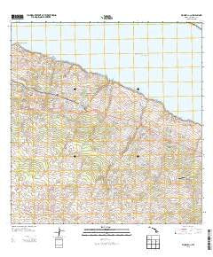 Honokaa Hawaii Current topographic map, 1:24000 scale, 7.5 X 7.5 Minute, Year 2013