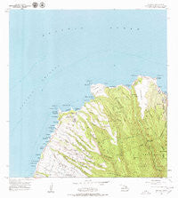 Honolua Hawaii Historical topographic map, 1:24000 scale, 7.5 X 7.5 Minute, Year 1956