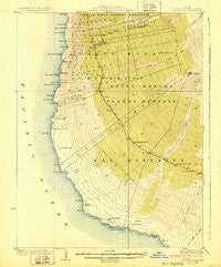 Hoopuloa Hawaii Historical topographic map, 1:62500 scale, 15 X 15 Minute, Year 1928