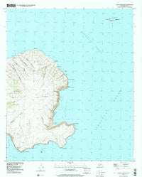 Kahoolawe East Hawaii Historical topographic map, 1:24000 scale, 7.5 X 7.5 Minute, Year 1991