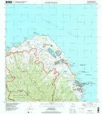 Kahuku Hawaii Historical topographic map, 1:24000 scale, 7.5 X 7.5 Minute, Year 1998