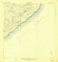 Kalapana Hawaii Historical topographic map, 1:62500 scale, 15 X 15 Minute, Year 1924