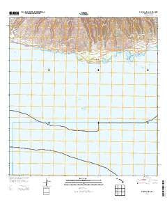 Kamalo OE S Hawaii Current topographic map, 1:24000 scale, 7.5 X 7.5 Minute, Year 2013
