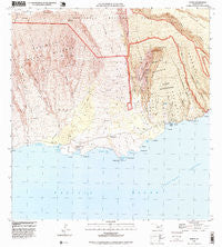 Kaupo Hawaii Historical topographic map, 1:24000 scale, 7.5 X 7.5 Minute, Year 1996
