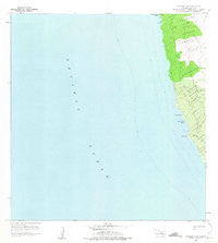 Keawanui Bay Hawaii Historical topographic map, 1:24000 scale, 7.5 X 7.5 Minute, Year 1957