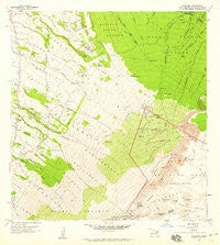 Kilohana Hawaii Historical topographic map, 1:24000 scale, 7.5 X 7.5 Minute, Year 1957