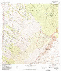 Kilohana Hawaii Historical topographic map, 1:24000 scale, 7.5 X 7.5 Minute, Year 1983