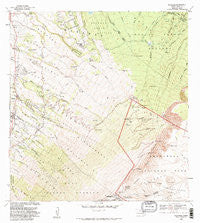 Kilohana Hawaii Historical topographic map, 1:24000 scale, 7.5 X 7.5 Minute, Year 1983