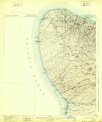 Kohala Hawaii Historical topographic map, 1:62500 scale, 15 X 15 Minute, Year 1916
