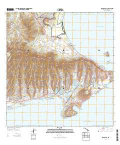 Koko Head Hawaii Historical topographic map, 1:24000 scale, 7.5 X 7.5 Minute, Year 2013