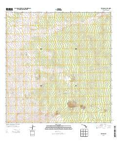 Kulani Hawaii Current topographic map, 1:24000 scale, 7.5 X 7.5 Minute, Year 2013