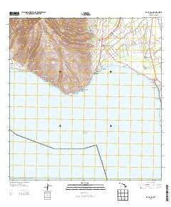 Maalaea Hawaii Current topographic map, 1:24000 scale, 7.5 X 7.5 Minute, Year 2013
