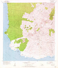 Makena Hawaii Historical topographic map, 1:24000 scale, 7.5 X 7.5 Minute, Year 1954