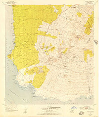 Makena Hawaii Historical topographic map, 1:24000 scale, 7.5 X 7.5 Minute, Year 1954