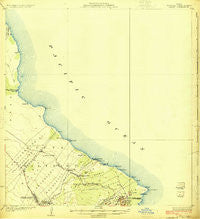Makuu Hawaii Historical topographic map, 1:62500 scale, 15 X 15 Minute, Year 1924