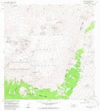 Mauna Kea Hawaii Historical topographic map, 1:24000 scale, 7.5 X 7.5 Minute, Year 1982