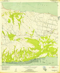 Molokai Airport Hawaii Historical topographic map, 1:24000 scale, 7.5 X 7.5 Minute, Year 1952