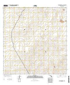 Naohuleelua Hawaii Current topographic map, 1:24000 scale, 7.5 X 7.5 Minute, Year 2013