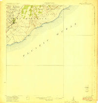Pahala Hawaii Historical topographic map, 1:62500 scale, 15 X 15 Minute, Year 1923
