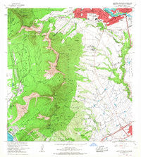 Schofield Barracks Hawaii Historical topographic map, 1:24000 scale, 7.5 X 7.5 Minute, Year 1967