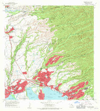 Waipahu Hawaii Historical topographic map, 1:24000 scale, 7.5 X 7.5 Minute, Year 1968