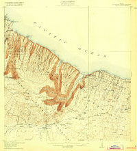 Waipio Hawaii Historical topographic map, 1:62500 scale, 15 X 15 Minute, Year 1916