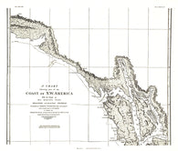 Buy map 1899 A Chart showing part of the Coast of NW America Side 2