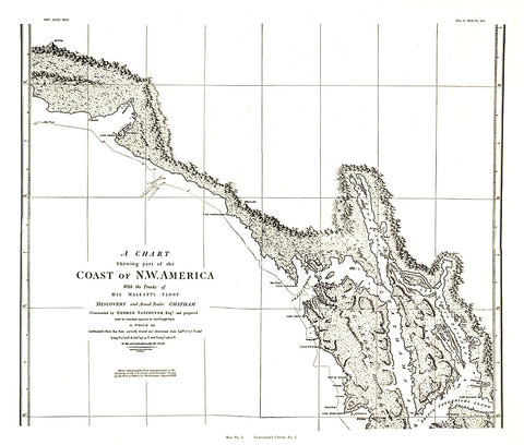 Buy map 1899 A Chart showing part of the Coast of NW America Side 2