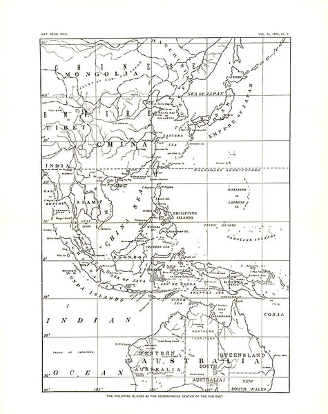 Buy map 1900 Philippines Map
