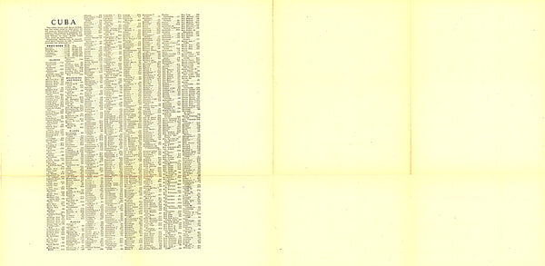 Buy map 1906 Cuba Index
