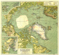 Buy map 1925 Arctic Regions Map