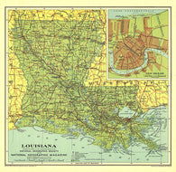 Buy map 1930 Louisiana Map