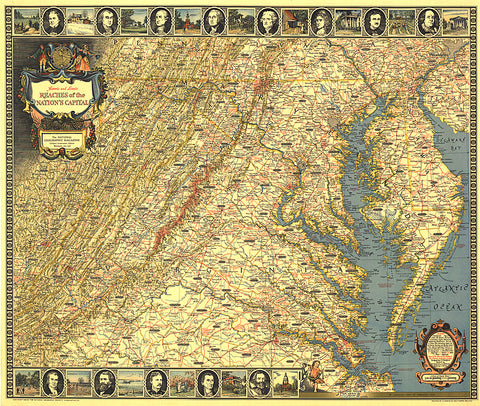 Buy map 1938 Historic and Scenic Reaches of the Nations Capital Map