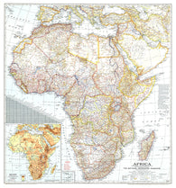 Buy map 1943 Africa Map