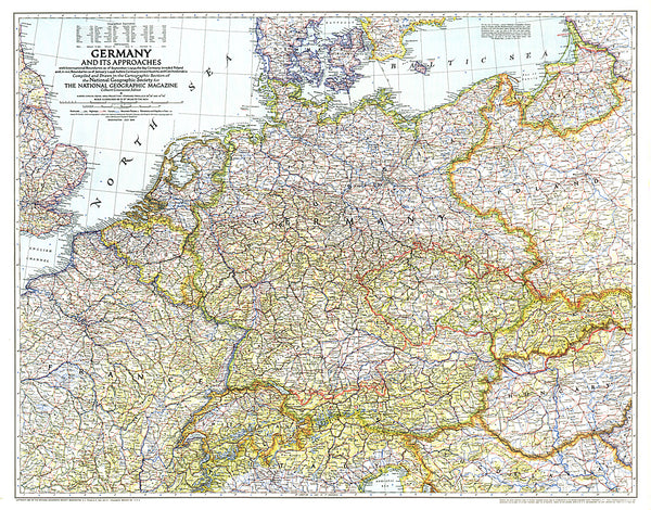 Buy map 1944 Germany and Its Approaches 1938-1939 Map