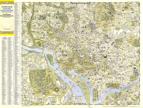 Buy map 1948 Central Washington, District of Columbia Map