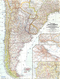 Buy map 1958 Southern South America Map
