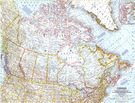 Buy map 1961 Canada Map