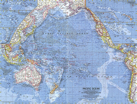 Buy map 1962 Pacific Islands Map