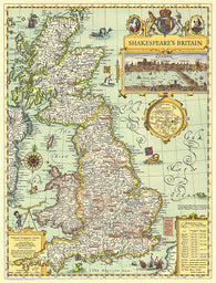 Buy map 1964 Shakespeares Britain Map